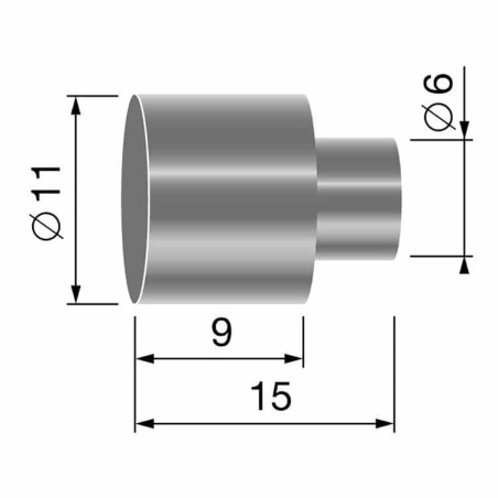 Butée de gaine - diamètre 9,5 mm