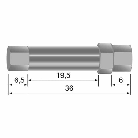 Vis de réglage double - diamètre 6 mm