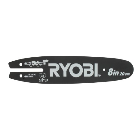 Guide coupe 20 cm - 3/8LP 043'' (1,1 mm) 33E RYOBI RAC235