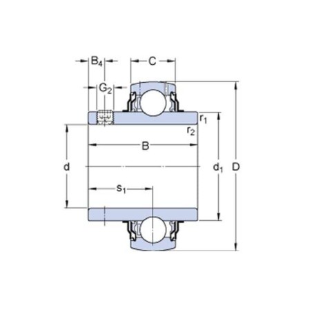 Palier tendeur SKF 7500YAR2042RF