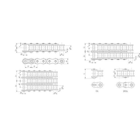 Maillon TSUBAKI RF06B1SNP