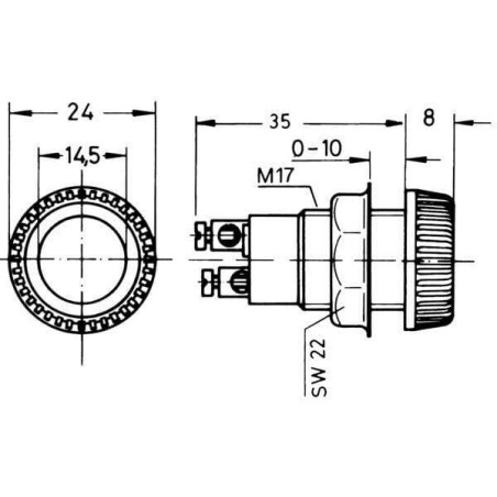 Lampe témoin UNIVERSEL EL738200