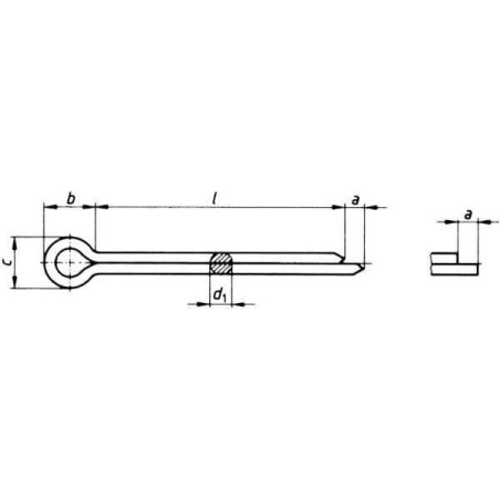 Goupille fendue UNIVERSEL 942520RVSP100