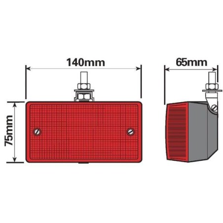 Feu anti-brouillard UNIVERSEL TOR4520