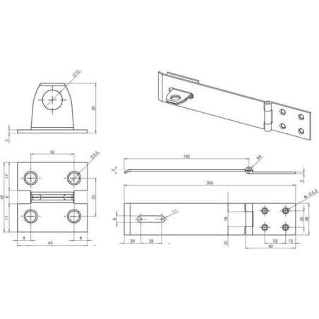 Fermeture UNIVERSEL TO4316B