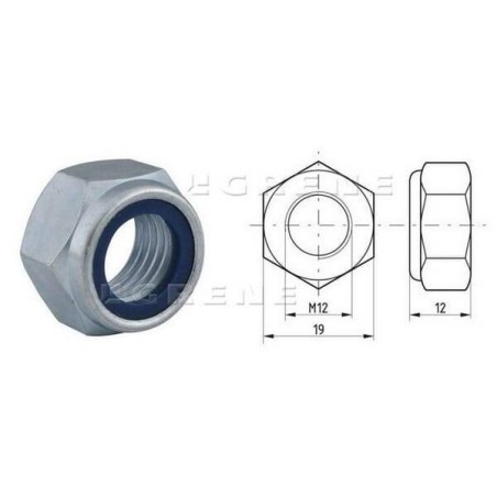 Écrou hexagonal autobloquant UNIVERSEL 98512