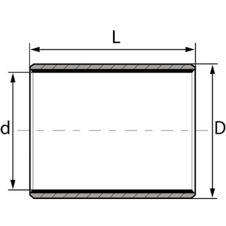 Douille GLT/FLHG ZB606540DIN