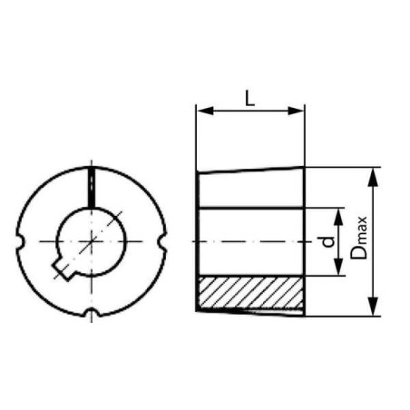 Douille de serrage 1-3/8" OPTIBELT 1610138TLKR