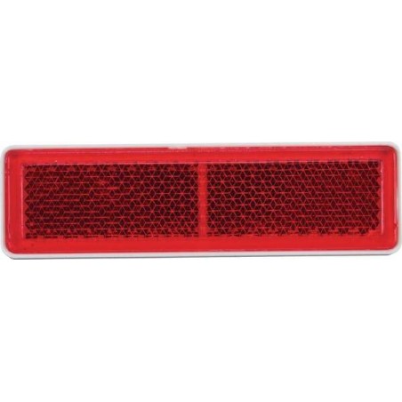 Catadioptre rectangle rouge 69x20mm GOPART LA75009