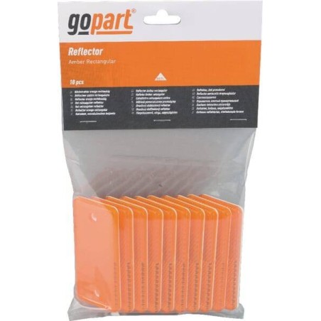 Catadioptre rectangle orange 94x44mm à visser GOPART LA75002