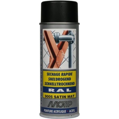 Peinture spray noir MOTIP 07164