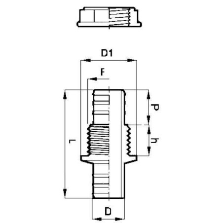 Passe-cloison ARAG 108425