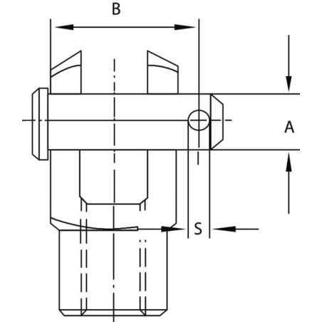 Goupille fendue UNIVERSEL 143410H1128245