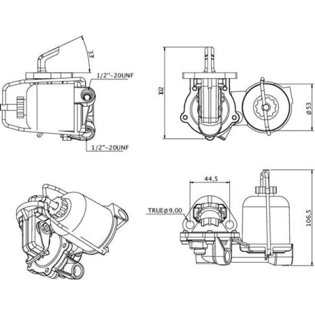 Pompe à carburant UNIVERSEL 2641408KR