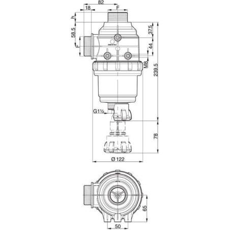 Filtre d'aspiration ARAG 3142463