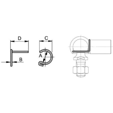 Circlip UNIVERSEL CA7180516