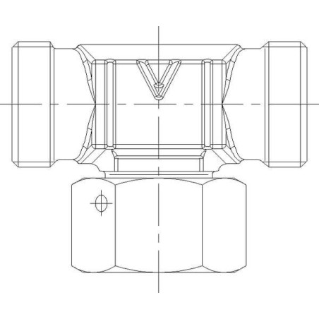 Raccord en T VOSS ETSD12L