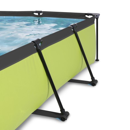 EXIT Piscine Lime 220x150x65cm avec pompe filtrante - vert