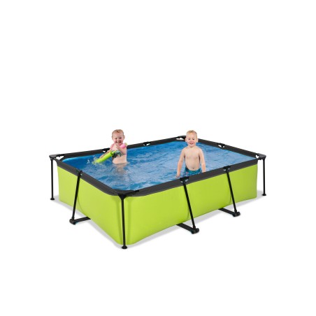 EXIT Piscine Lime 220x150x65cm avec pompe filtrante - vert