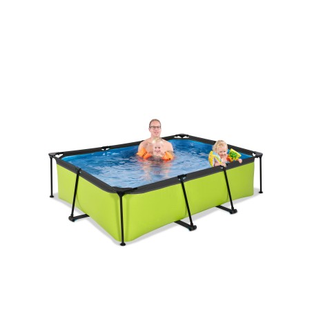 EXIT Piscine Lime 220x150x65cm avec pompe filtrante - vert