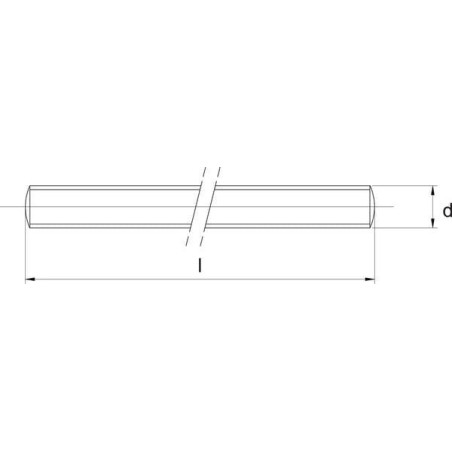 Tige filetée M8x60 UNIVERSEL 97686046