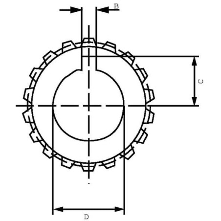 Accouplement BORELLI MO3018