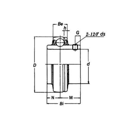 Roulement interne GOPART UC204GP