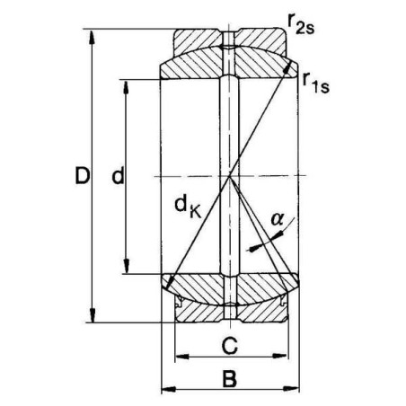 Roulement MAC-POWER GE25DO