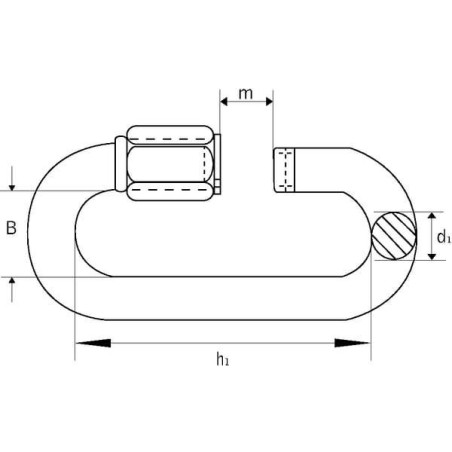 Maillon ouvert inoxydable 5mm UNIVERSEL NG05SRVS