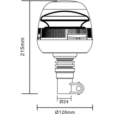 Gyrophare UNIVERSEL LA20020