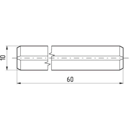 Goupille élastique 10x60 UNIVERSEL 14811060