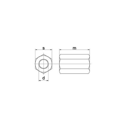 Écrou d'assemblage M14x2,00 UNIVERSEL 633414