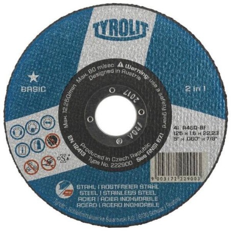 Disque à couper TYROLIT 222998