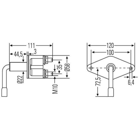 Coupe-batterie HELLA 6EK001559001