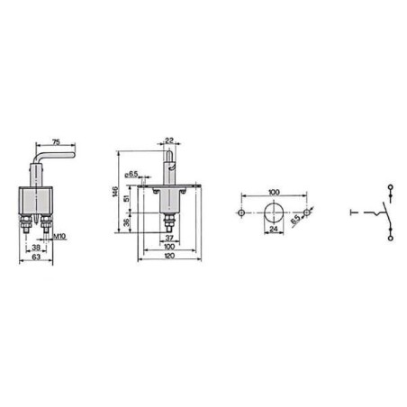 Coupe batterie 250A COBO 1300200001