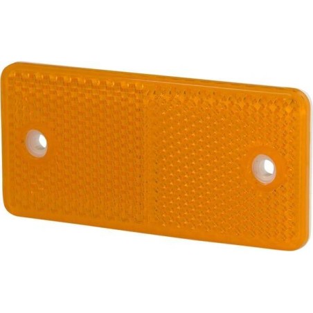 Catadioptre rectangle orange 94x44mm à visser HELLA 8RA003326077