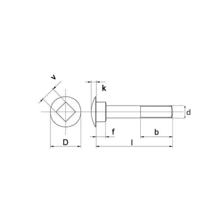 Boulon M6x45 UNIVERSEL 60364588