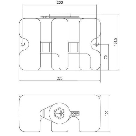 Réservoir de lave-glace DOGA 23210012000