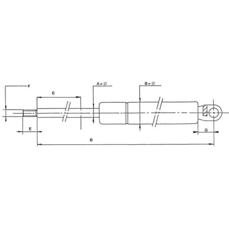 Ressort STABILUS CA2748HF