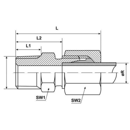 Raccord UNIVERSEL CLGEV6LLM6K