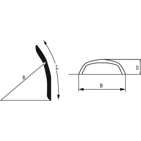 Garde-boue avant DUNLOFLEX E2130