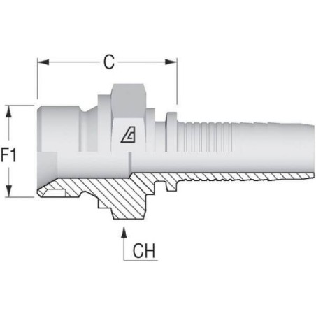 Raccord ALFAGOMMA PN84