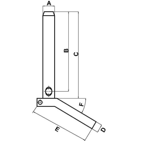 Axe avec poignée UNIVERSEL Z545150HKR