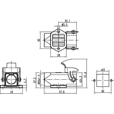 Embase HARTING 19200031250