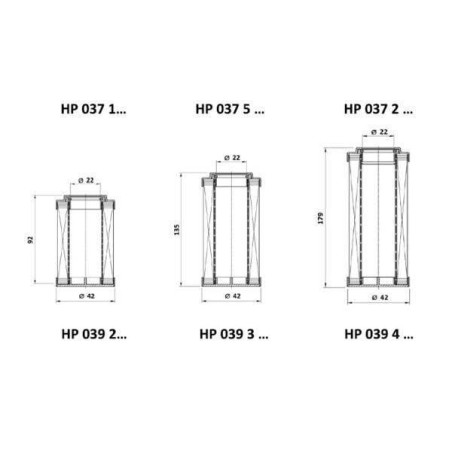 Filtre MP-FILTRI HP0392P10AN