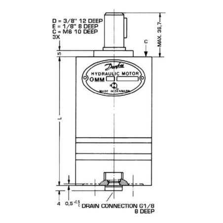 Moteur DANFOSS OMM32151G0003