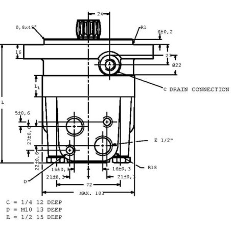 Moteur DANFOSS OMSS100151F0536