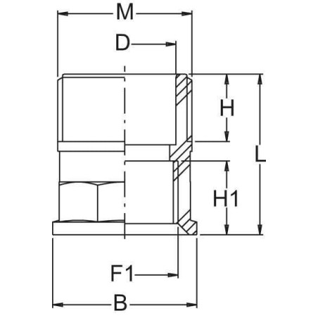 Raccord de réduction GEOLINE 8059402