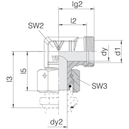 Raccord VOSS EWSD6S