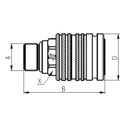 Raccord rapide FASTER CPV062338GASF